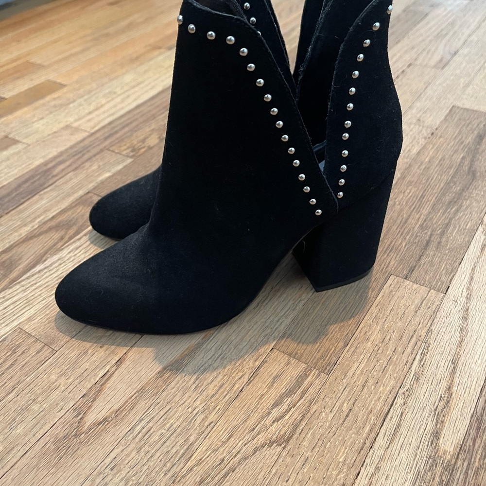 Steve Madden Studded Black Ankle Booties - Picture 5 of 5